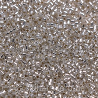 Бисер DBSC-41 Miyuki Delica Beads Cut 15/0 (рубка, блестящий хрустальный)